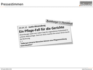 Pressestimmen

© Claudia Möller 2013

www.finesurance.de

 