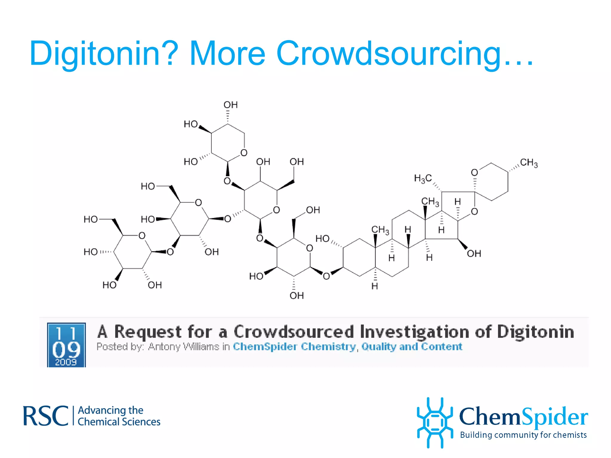 Digitonin? More Crowdsourcing… 
