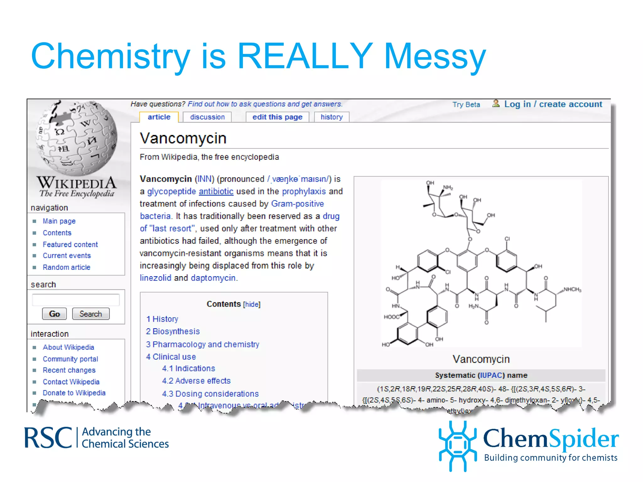 Chemistry is REALLY Messy 