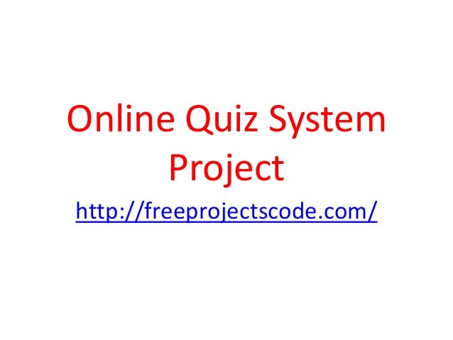 online quiz system project ppt ppt quiz games