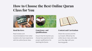 Experience Interactive Learning: Online Quran Classes with Live ...
