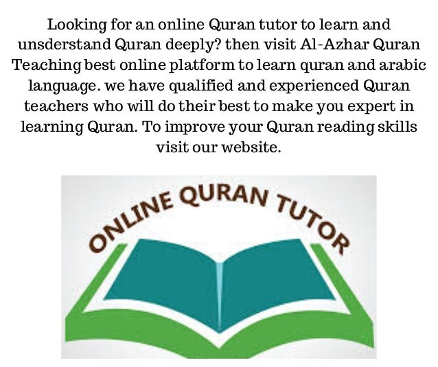 Online Quran Tutor Al Azhar Quran Teaching