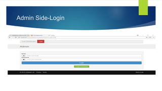 Admin Side-Login
 