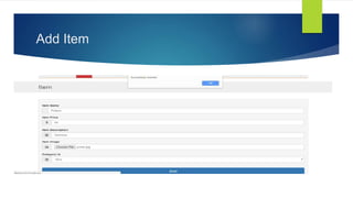Add Item
 