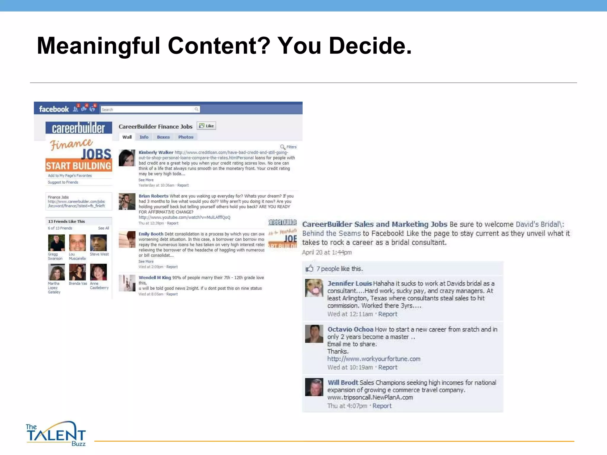 Meaningful Content? You Decide. 