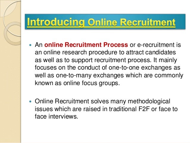 e recruitment through online interview interviews online