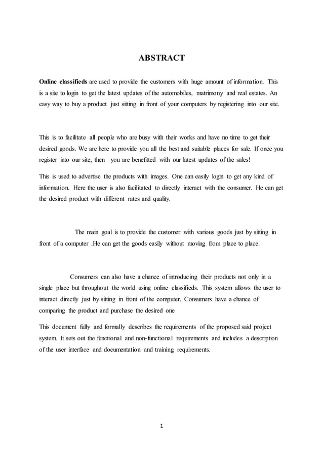 Online Shopping project report PDF