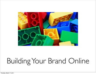 Marketing Yourself and Your Business - Your Brand on Social Media