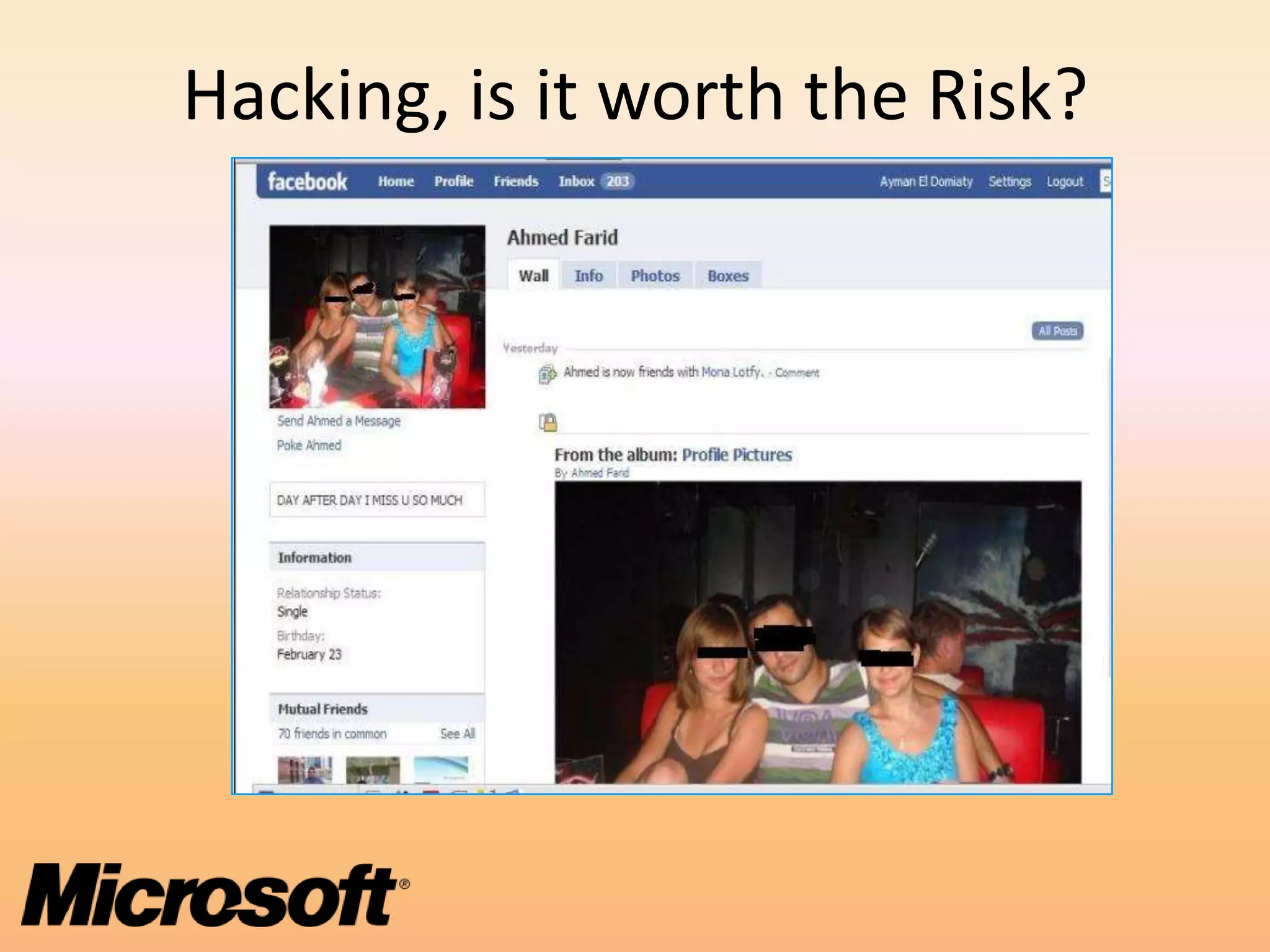 Hacking, is it worth the Risk?
 
