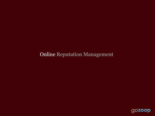 Online Reputation Management 