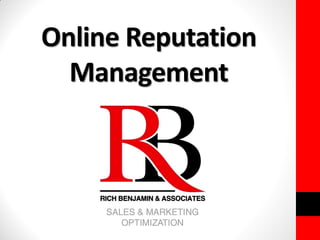Online Reputation Management  