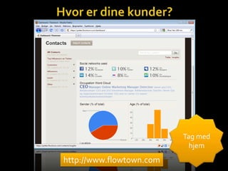 Hvor er dine kunder?Tag med hjemhttp://www.flowtown.com