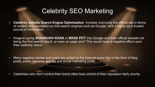 Online Reputation Management for Celebrities and Brands | PPTX