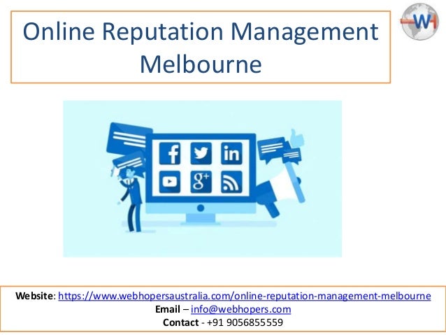 Online Reputation Management
Melbourne
Website: https://www.webhopersaustralia.com/online-reputation-management-melbourne
Email – info@webhopers.com
Contact - +91 9056855559
 