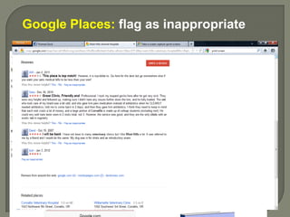 Google Places: flag as inappropriate
 
