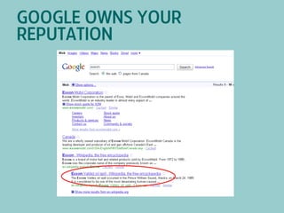 Social Media & Online Reputation