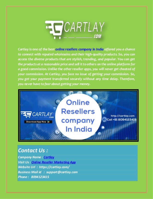 Online Resellers Company In India