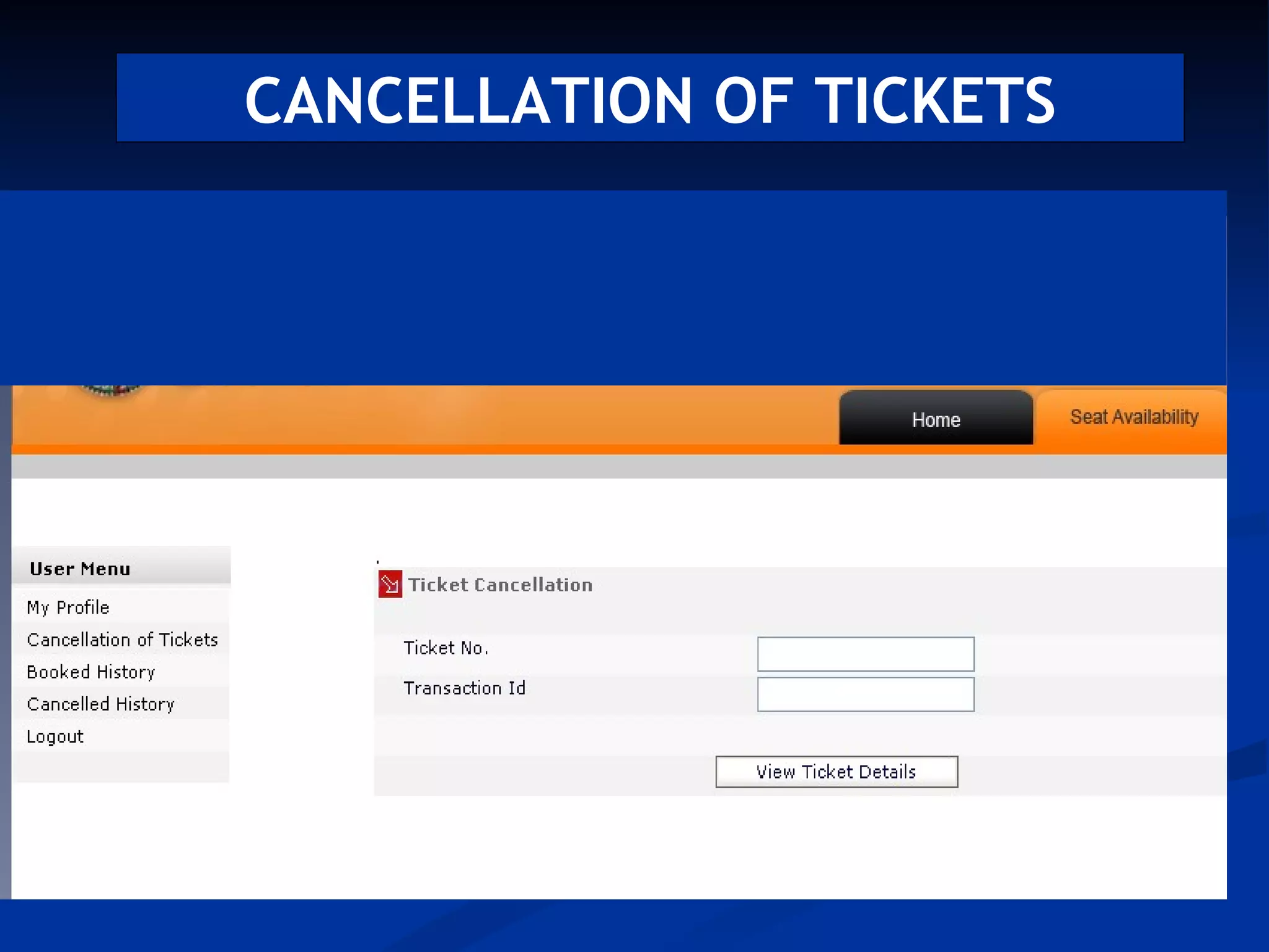 CANCELLATION OF TICKETS

        CANCELLATION OF
TICKETSdfadfadfsfffadsffsssssssadDD
                                  J
                 JJ
 