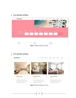 55
 User Interface of Home
Figure 7. 20 user interface of home
 User Interface of Room
Figure 7. 21 user interface of room
 