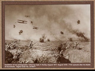 Exhibition of war photographs / taken by Capt. F. Hurley, August 1917- August 1918 - 77An episode after the Battle
of Zonnebeke . Digital Order No. a479077
 