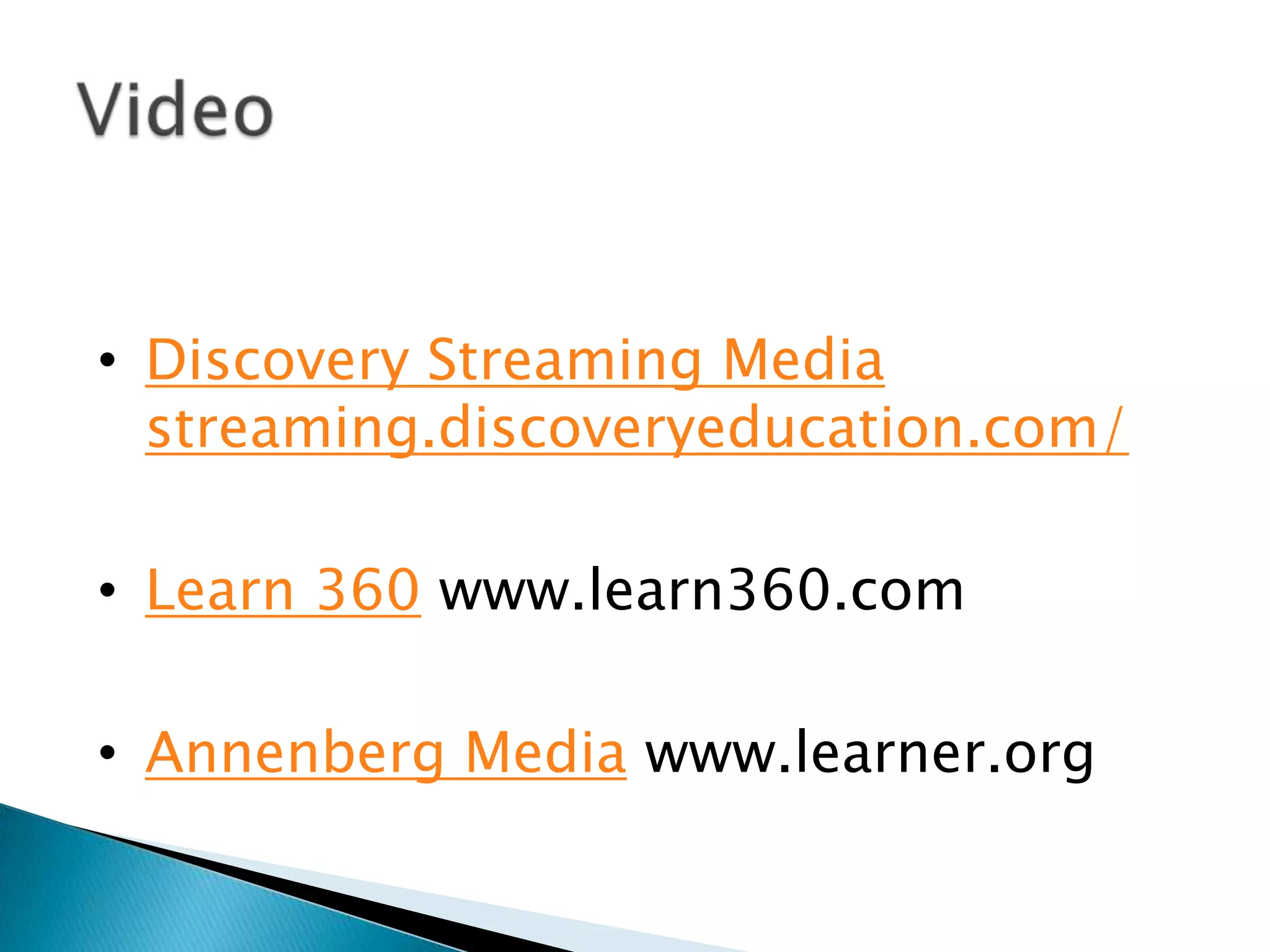 VideoDiscovery Streaming Mediastreaming.discoveryeducation.com/