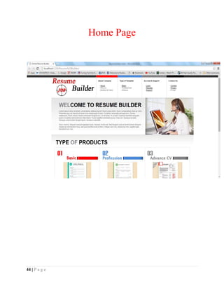 44 | P a g e
Home Page
 