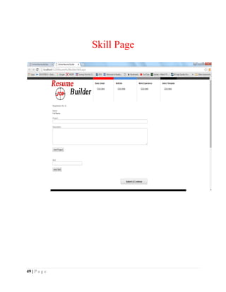 49 | P a g e
Skill Page
 