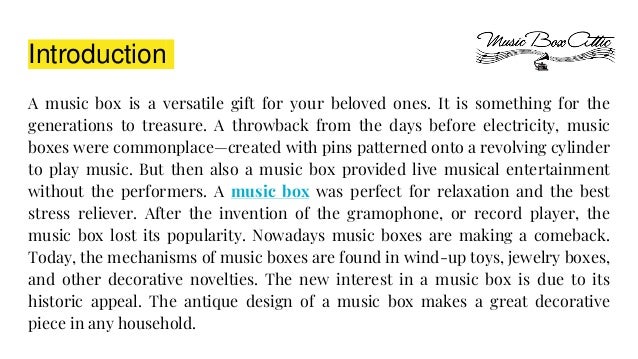 music box retailers