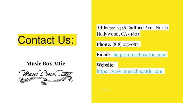 music box retailers