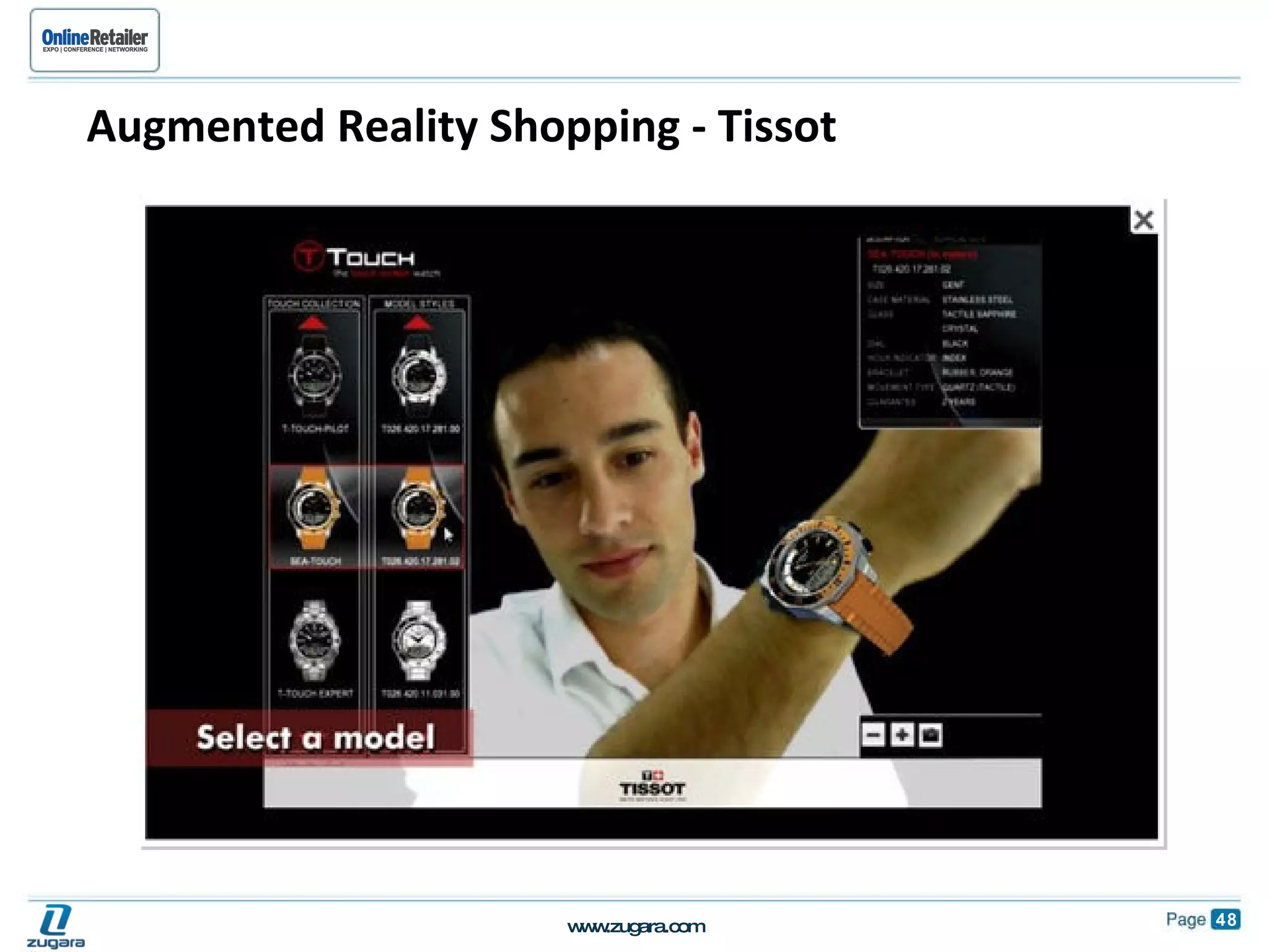 Augmented Reality Shopping - Tissot 