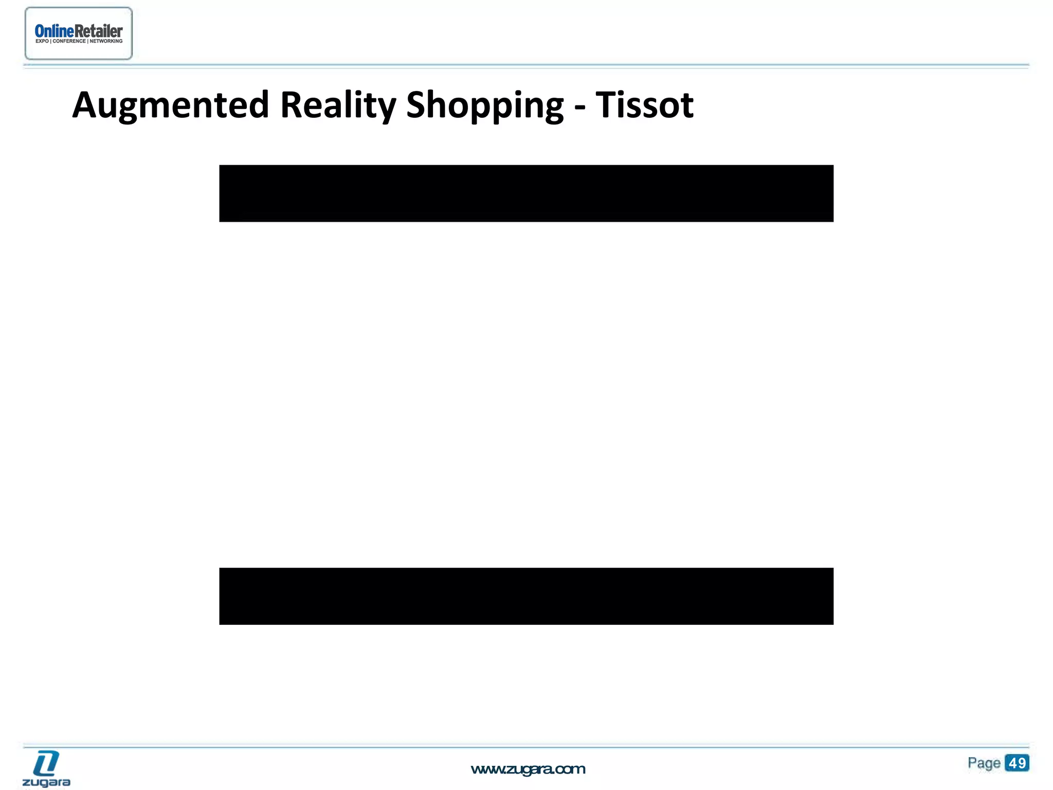Augmented Reality Shopping - Tissot 