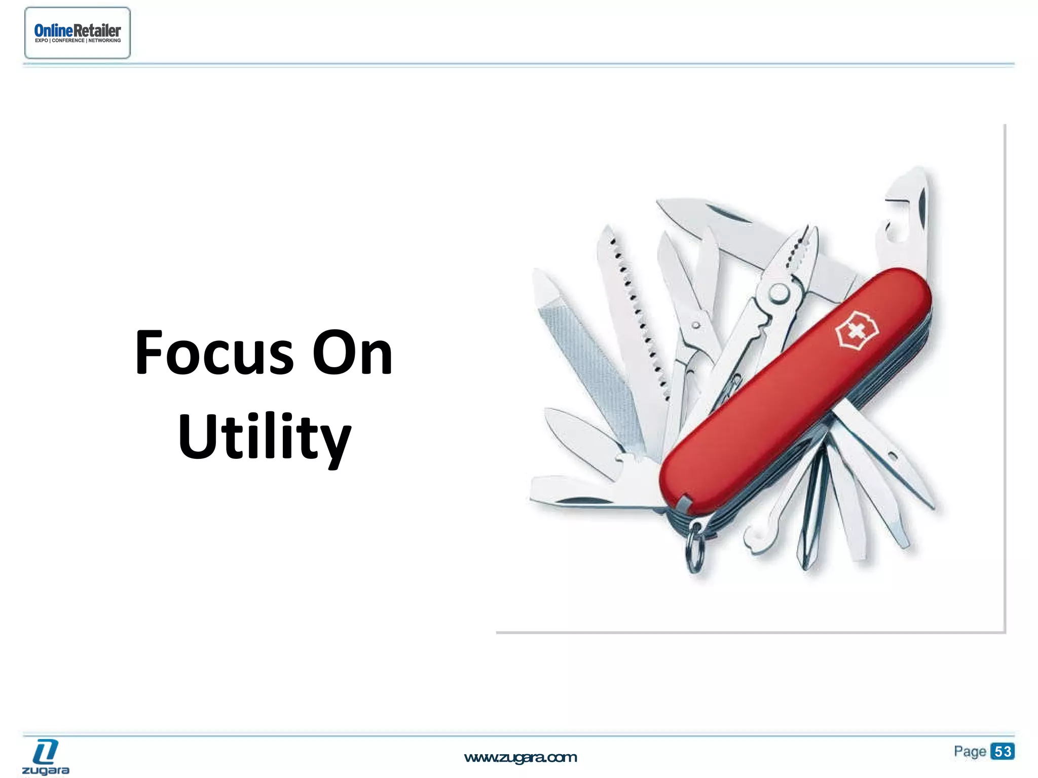 Focus On Utility 
