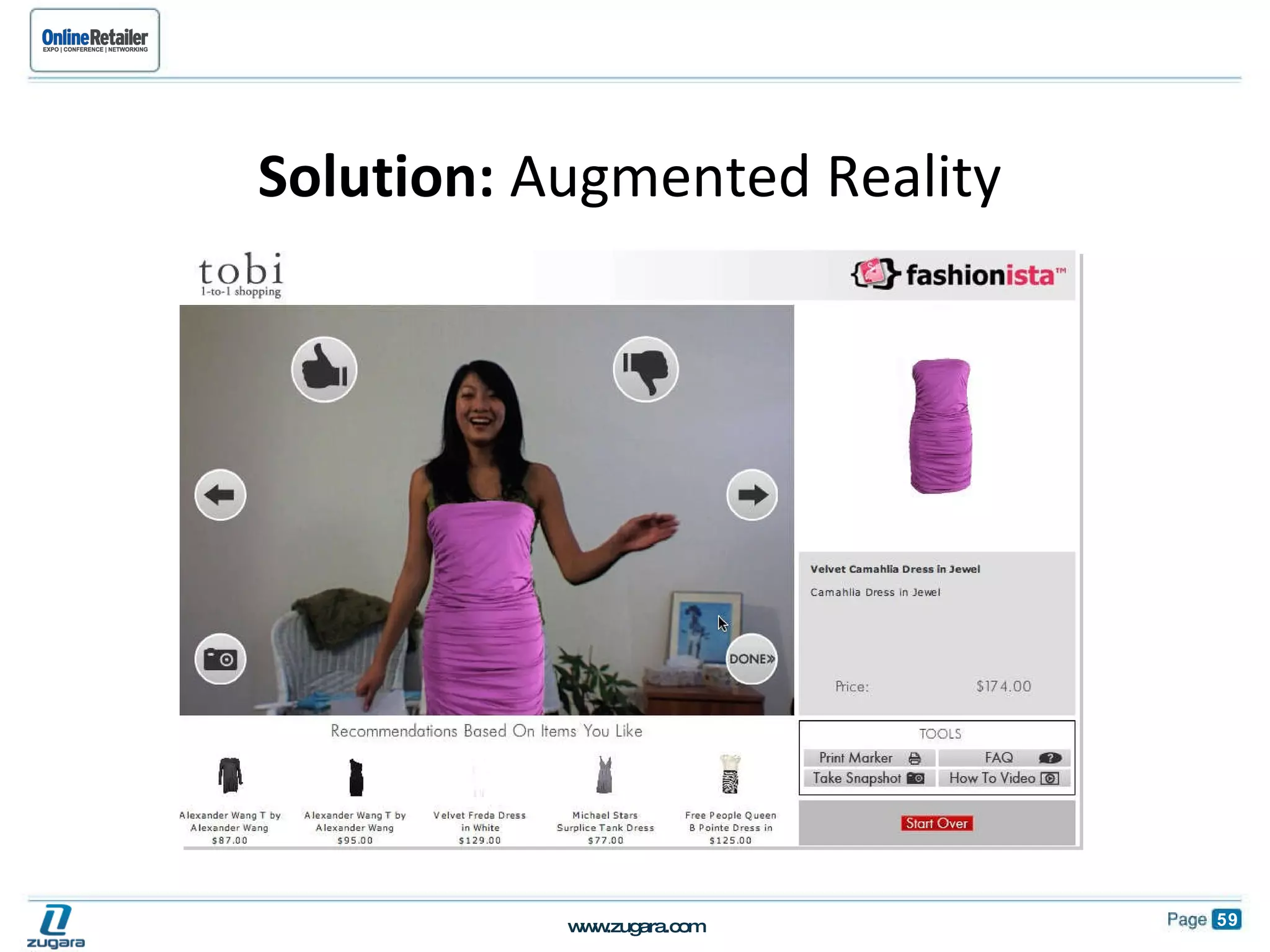 Solution:  Augmented Reality 