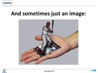 And sometimes just an image: 