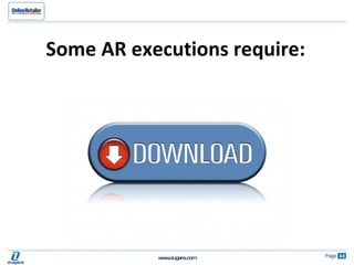 Some AR executions require: 