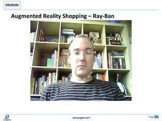 Augmented Reality Shopping – Ray-Ban 