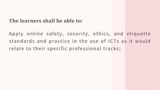 ONLINE SAFETY FOR SENIOR HIGH SCHOOL LESS | PDF