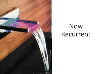 Now
Recurrent
 