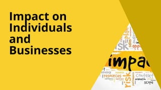 Impact on
Individuals
and
Businesses
 