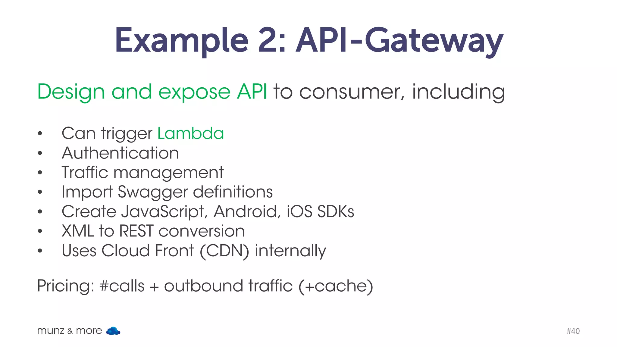 “Try to attack something that only lives for few milli-seconds” (AWS) 
