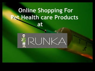 Online Shopping For  Pet Health care Products  at 