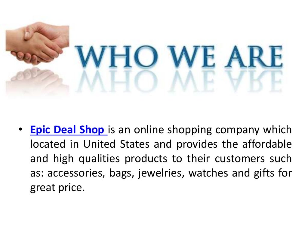 Epic Deal Shop Advantages of Online Shopping