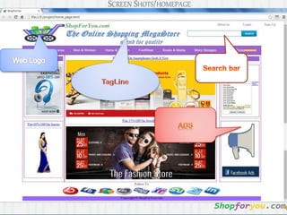 SCREEN SHOTS/HOMEPAGE
 