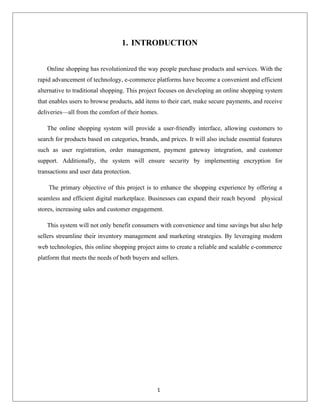 online shopping python online shopping project | DOCX