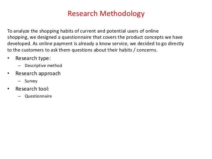 Online shopping research