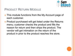 Online shopping system (E-commerce) | PPTX