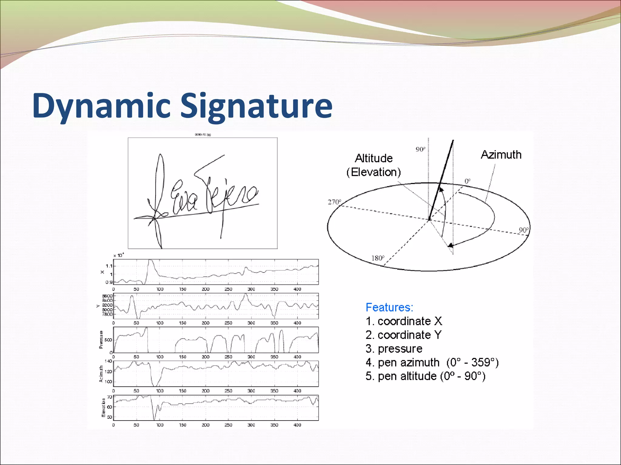 Dynamic Signature
 