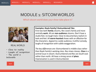 Sitcom Classroom Online sitcom course by chris head | PPTX