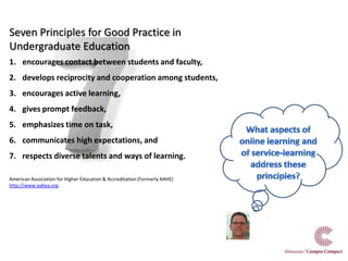 Reciprocal Service Learning Service-Learning Online | PPTX