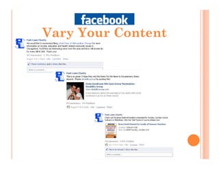 Vary Your Content
 